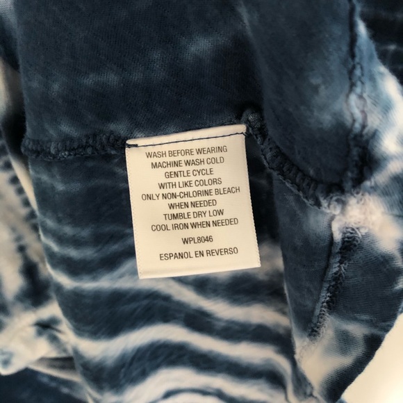 Blue Tie Dye Tank Top - Picture 5 of 5